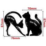 20 Peças / 10 Conjuntos Modelo de Ferramenta de Maquilhagem para Olhos Linha de Gato para Mulheres