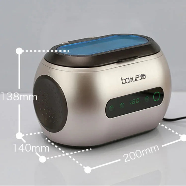 baku BA-3060A Máquina de Limpeza Ultrassónica para Óculos e Joias Domésticos 110V Versão Touch, Ficha US, Ficha US