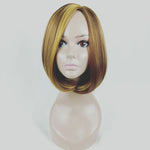 Peruca Corte Bob para Mulheres (Linho Dourado)