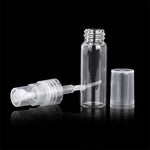 50 Peças Frasco de Perfume Frasco de Spray Frasco Vazio, Capacidade: 2ML (Transparente), 2ML (Transparente)