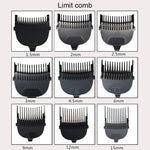 Aparador de Barba Elétrico para Homem HJ-2018 com Máquina de Cortar Cabelo, Pano Wai + Esponja, Versão Standard, Plugue CN, com Pano Wai + Esponja