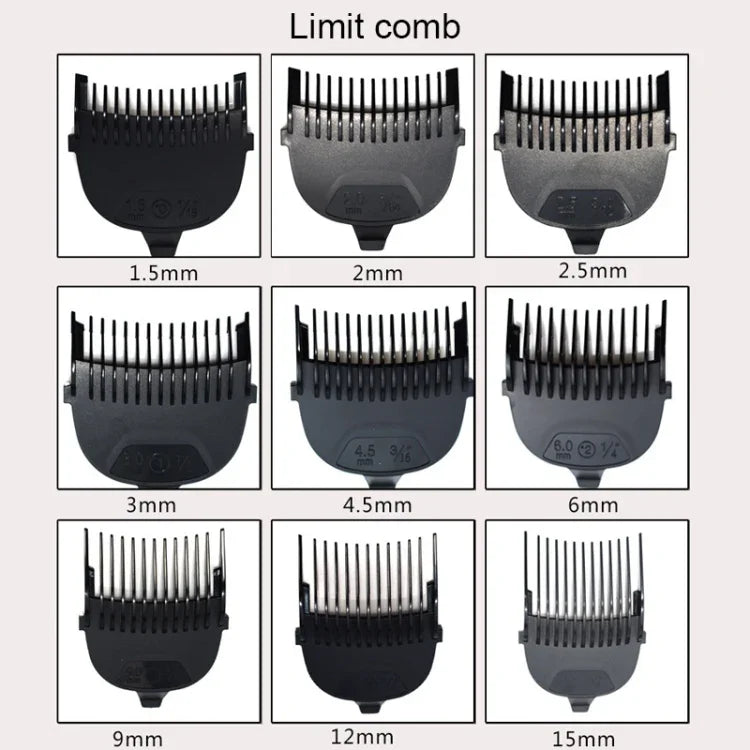Aparador de Cabelo Elétrico para Homens HJ-2018 com Cabeça de Corte Sobressalente, Versão Standard, Plugue CN, com Cabeça de Corte Sobressalente