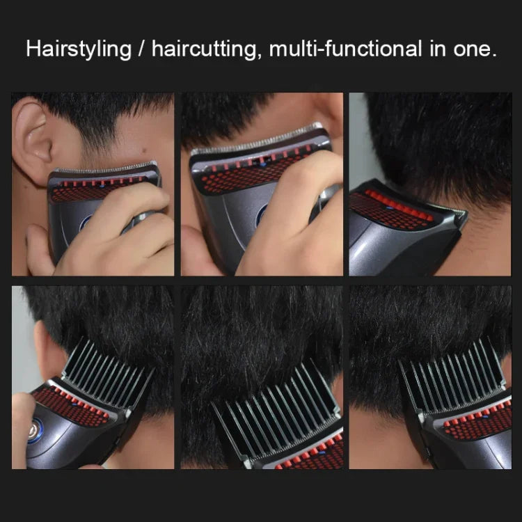 Aparador de Cabelo Elétrico para Homens HJ-2018 com Cabeça de Corte Sobressalente, Versão Standard, Plugue CN, com Cabeça de Corte Sobressalente