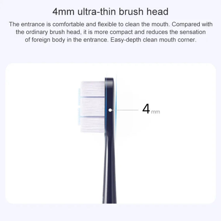 Escovas de Dentes Elétricas Sónicas Xiaomi Mijia T700 IPX7 com Ecrã LED, Escovas de Dentes