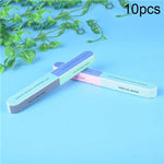 10pcs Lima de Unhas Polidora de Sete Lados para Unhas das Mãos e Pés, 1 PCS de Sete Lados