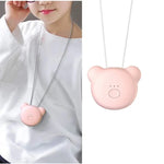 Purificador de Ar Mini Estilo Urso para Crianças com Remoção de Formaldeído, Íons Negativos e PM2.5