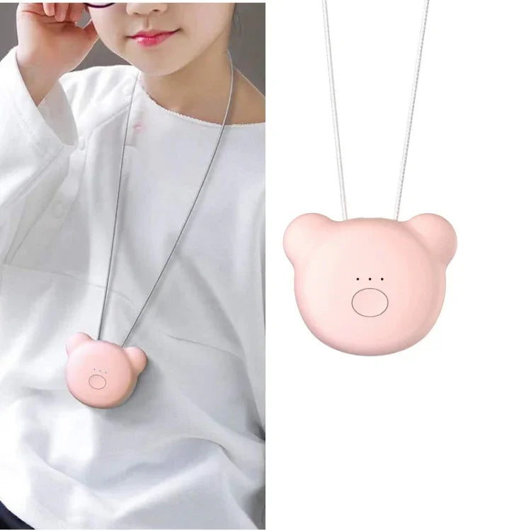 Purificador de Ar Mini Estilo Urso para Crianças com Remoção de Formaldeído, Íons Negativos e PM2.5