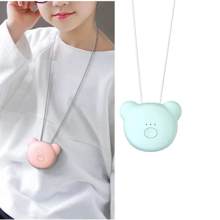 Purificador de Ar Mini Estilo Urso para Crianças com Remoção de Formaldeído, Íons Negativos e PM2.5