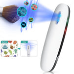 Lâmpada Esterilizadora Portátil de Luz UVC LED, Lâmpada de Bastão de Desinfeção