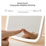 Espelho Cosmético LED de Secretária Quadrado de um Lado Original Xiaomi Youpin jordan&judy, Estilo de Cor Única