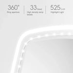 Espelho Cosmético LED de Secretária Quadrado de um Lado Original Xiaomi Youpin jordan&judy, Estilo de Cor Única