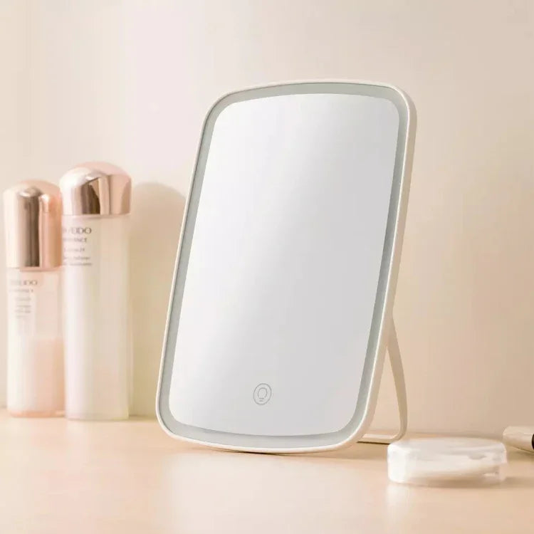 Espelho Cosmético LED de Secretária Quadrado de um Lado Original Xiaomi Youpin jordan&judy, Estilo de Cor Única