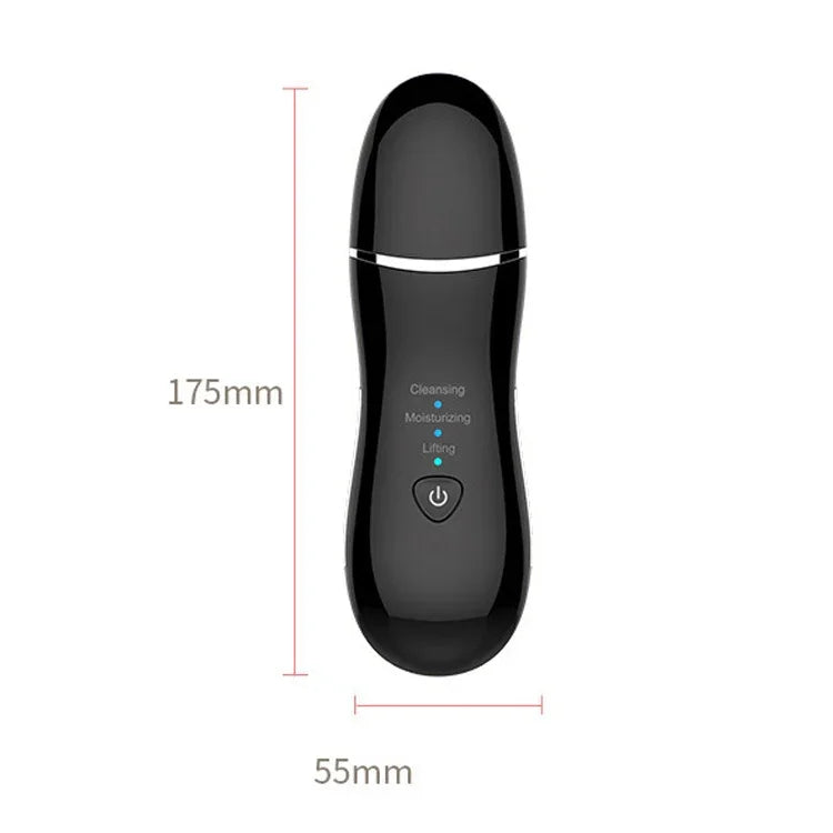 Máquina de Beleza Ultrassónica BLK-D016 para Pele, Instrumento de Massagem Facial Doméstico com Vibração