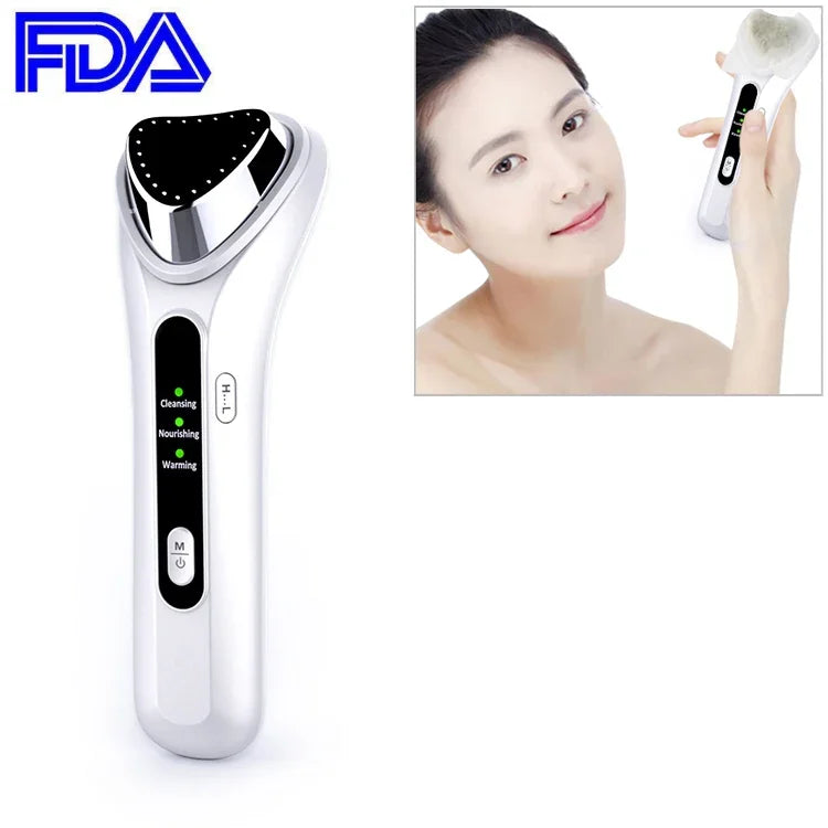 Instrumento de Importação e Exportação de Íons BLK-D020 para Massagem Facial, Aquecimento e Vibração, Cuidados Faciais
