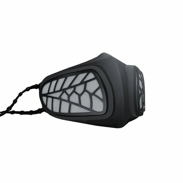 Máscara Respiratória de Silicone Protetora Reutilizável PM2.5 KN95 com Filtro Substituível, Máscara Facial Antivirus Anti-embaçamento, Reutilizável PM2.5 KN95