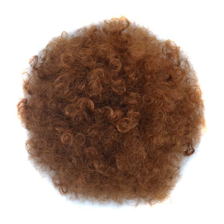 Peruca de Rede de Cabelo Cacheado e Volumoso Estilo Afro Europeu e Americano