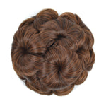 Peruca Bola de Cabelo com Flor, Presilha, Bolsa para Peruca, Faixa para Peruca para Noiva, 2M30#, 04C#, 2M33#, BUG#, 1#, 2#, 33#, 0906#, 73C#