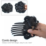 Peruca Bola de Cabelo com Flor, Presilha, Bolsa para Peruca, Faixa para Peruca para Noiva, 2M30#, 04C#, 2M33#, BUG#, 1#, 2#, 33#, 0906#, 73C#