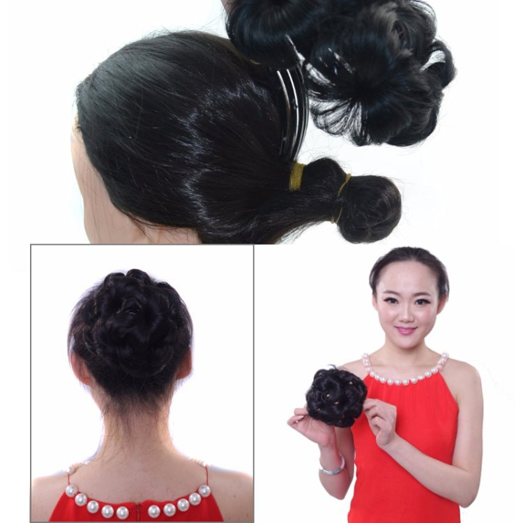 Peruca Bola de Cabelo com Flor, Presilha, Bolsa para Peruca, Faixa para Peruca para Noiva, 2M30#, 04C#, 2M33#, BUG#, 1#, 2#, 33#, 0906#, 73C#