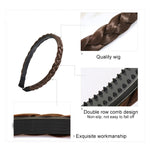 10 PCS Grampos de Cabelo Torcidos para Peruca Joalharia Bandolete Fivela de Cabelo (Amarelo Claro)
