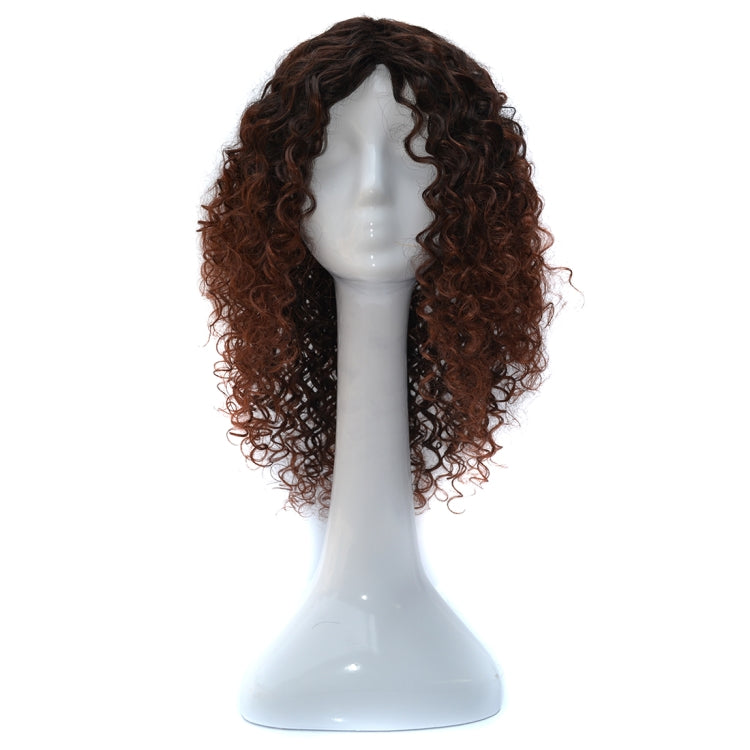 T191006 Peruca Europeia e Americana com Cabelo Curto e Pequeno Cacheado para Mulheres