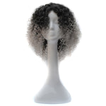 T191006 Peruca Europeia e Americana com Cabelo Curto e Pequeno Cacheado para Mulheres