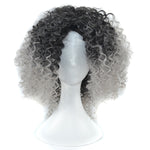 T191006 Peruca Europeia e Americana com Cabelo Curto e Pequeno Cacheado para Mulheres