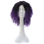 T191006 Peruca Europeia e Americana com Cabelo Curto e Pequeno Cacheado para Mulheres