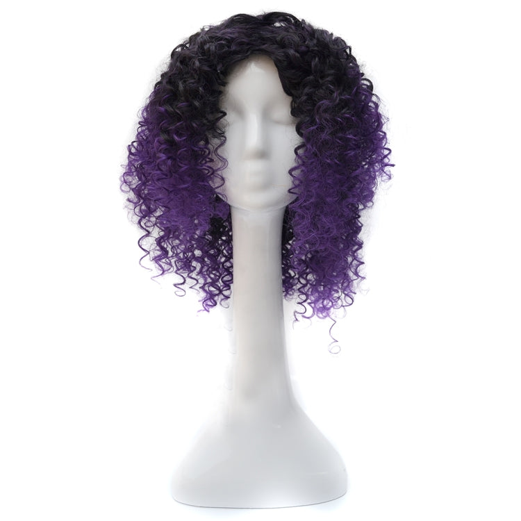 T191006 Peruca Europeia e Americana com Cabelo Curto e Pequeno Cacheado para Mulheres