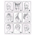 T191006 Peruca Europeia e Americana com Cabelo Curto e Pequeno Cacheado para Mulheres