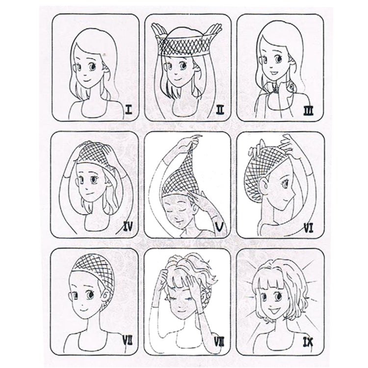 T191006 Peruca Europeia e Americana com Cabelo Curto e Pequeno Cacheado para Mulheres