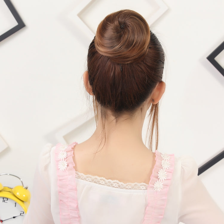 Pacote de Cabelo com Coque em Forma de Flor (Castanho)