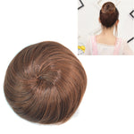 Pacote de Cabelo com Coque em Forma de Flor (Castanho)