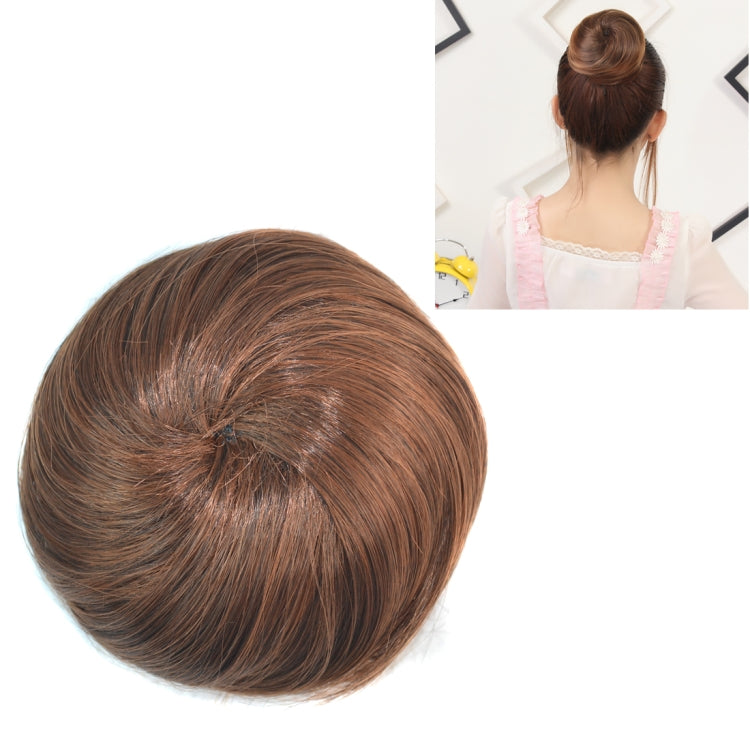 Pacote de Cabelo com Coque em Forma de Flor (Castanho)