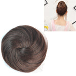 Pacote de Cabelo com Coque em Forma de Flor (Castanho)