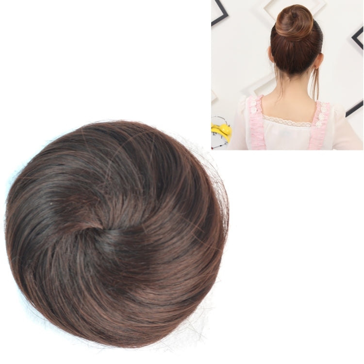 Pacote de Cabelo com Coque em Forma de Flor (Castanho)