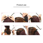 Natural Long Straight Hair Ponytail Bandage-style Wig Ponytail for Women，Length: 75cm, 75cm