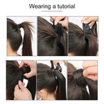 6# Invisible Seamless Bandage-style  Wig Long Straight Hair Wig Ponytail, 6#