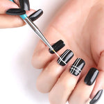 Conjunto de 3 Canetas para Desenho de Unhas, Ferramentas de Pontilhado, Caneta de Desenho, Ferramenta Entalhada, Acessórios para Nail Art, Pincéis, Lápis para Unhas