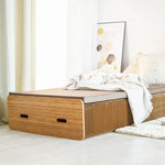 Cama Individual Criativa Dobrável, Tamanho: Largura: 200x90cm, Tamanho: Largura: 200x90cm (Cinza), Tamanho: Largura: 200x90cm (Castanho)