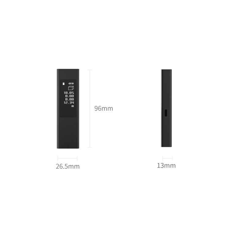 Medidor de Distância a Laser Infravermelho de Alta Precisão com Ecrã Tátil Original Xiaomi Youpin DUKA LS5