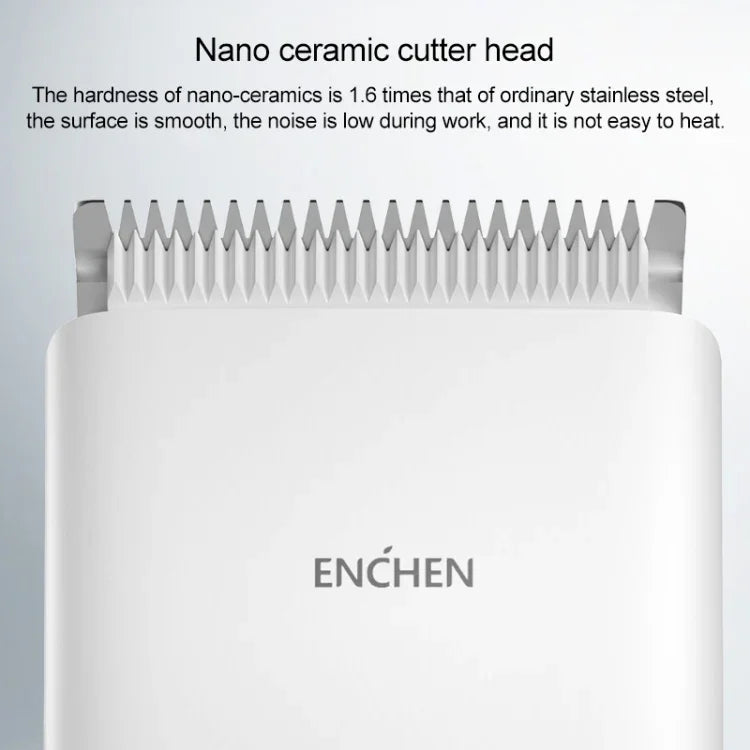 Máquina de Cortar Cabelo Elétrica Original Xiaomi Enchen Boost com Carregamento Rápido Inteligente