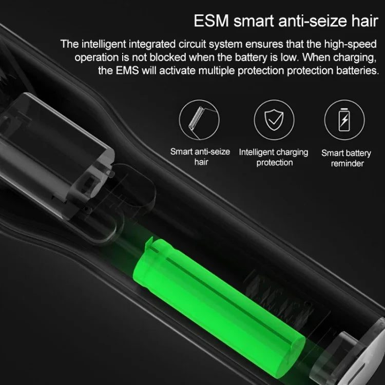 Máquina de Cortar Cabelo Elétrica Original Xiaomi Enchen Boost com Carregamento Rápido Inteligente