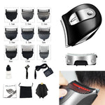 Máquina de Barbear Elétrica para Homens HJ-2019 com Aparador de Cabelo Autossuficiente, com Pano + Esponja + Cabeça de Corte Sobressalente, Versão Standard, Plugue CN, com Pano + Esponja + Cabeça de Corte Sobressalente