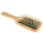 Pente de Massagem de Madeira Natural com Base de Borracha e Escova de Madeira, Tamanho: Grande, Grande (Branco), Grande (Preto)