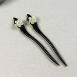 Clássico Pente Antigo de Sândalo Verde Traje de Cabelo Headdress-Banyue Flor de Jade + Caixa de Presente, Cores da Caixa de Presente São Aleatórias, Sândalo Verde Flor de Jade Wanyue Branco