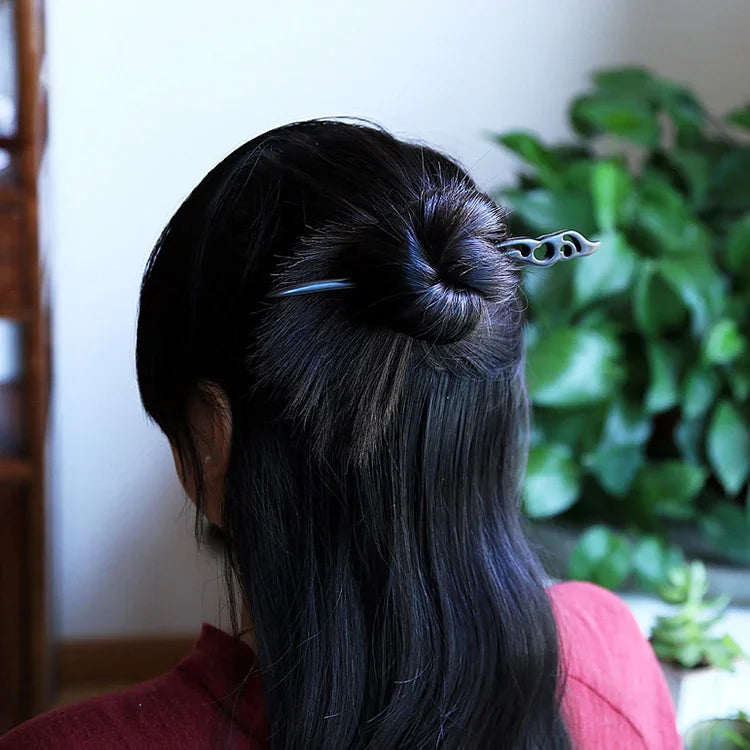 Clássico Pente Antigo de Sândalo Verde Traje de Cabelo Headdress-Banyue Flor de Jade + Caixa de Presente, Cores da Caixa de Presente São Aleatórias, Sândalo Verde Flor de Jade Wanyue Branco