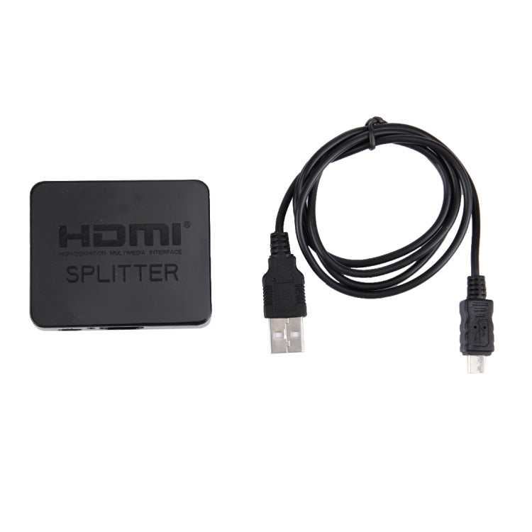 Divisor HDMI 4K Full HD 1080p, comutador HDMI 1x2, amplificador de saída, ecrã duplo para HDTV, DVD, PS3, Xbox, HDMI 4K (preto), HDMI 4K (branco)