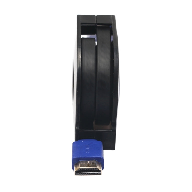 Cabo HDMI 1.4 (1080P) de 1,8m com Conectores Banhados a Ouro HDMI Macho para HDMI Macho Retrátil Plano, Comprimento: 1,8m