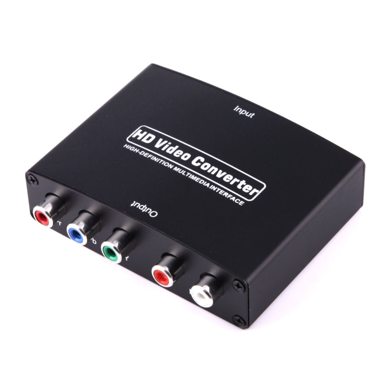 Adaptador Conversor de Vídeo HDMI para YPbPr 1080P HD e Áudio R/L, HDMI para YPbPr+R/L